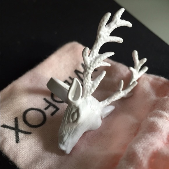 WILDFOX Deer Antlers Ring. NWOT. 6.5