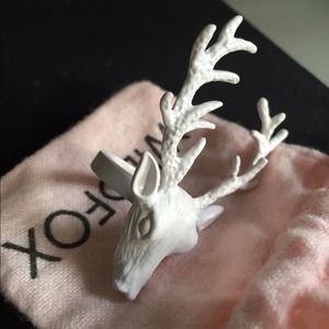WILDFOX Deer Antlers Ring. NWOT. 6.5