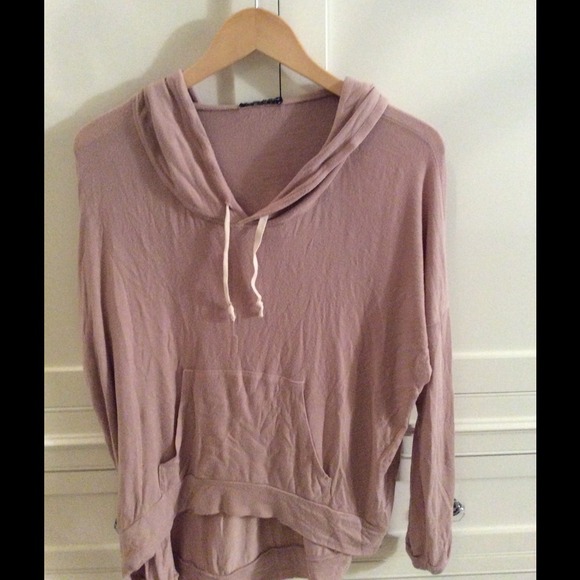 Brandy Melville light pink hoodie.