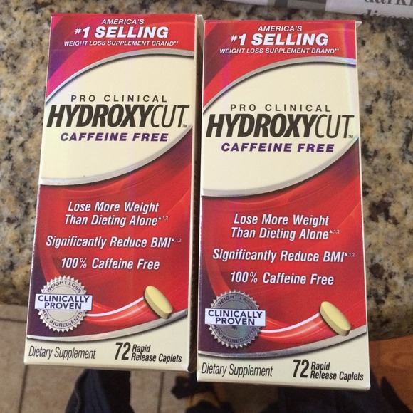 Pro clinical Hyrdoxycut caffeine free x2