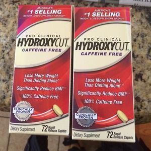 Pro clinical Hyrdoxycut caffeine free x2