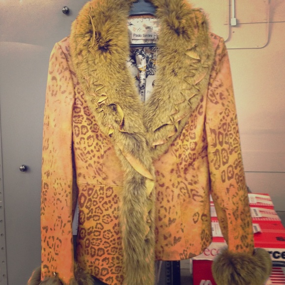 Leather and fur Jacket