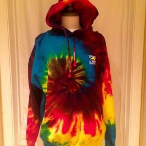 Tie dye Salty Dog hoodie