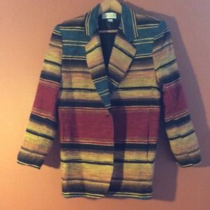 Aztec blazer by Lori Zoni. Made in USA.