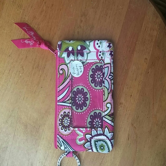 Vera Bradley wristlet pink paisley - Picture 1 of 2