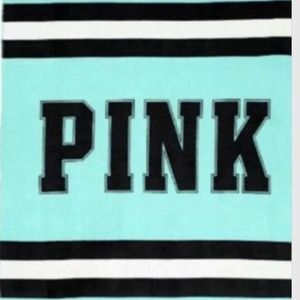 **NEW IN PACKAGE** VS Pink Fleece Blanket in Teal