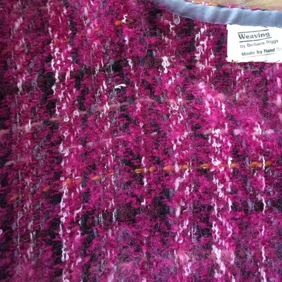 🍎SOLD vintage fuzzy boucle crop sweater - Picture 3 of 3