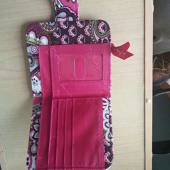 Vera Bradley pink paisley wallet - Picture 3 of 3