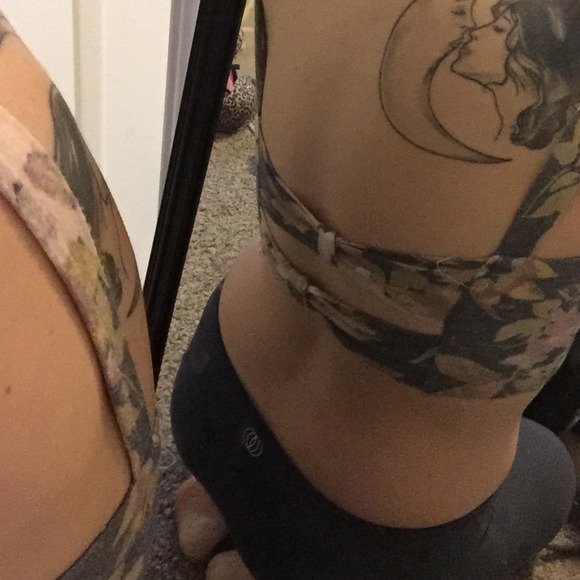 Floral print pac sun crop top, bandeu, bralette - Picture 2 of 4