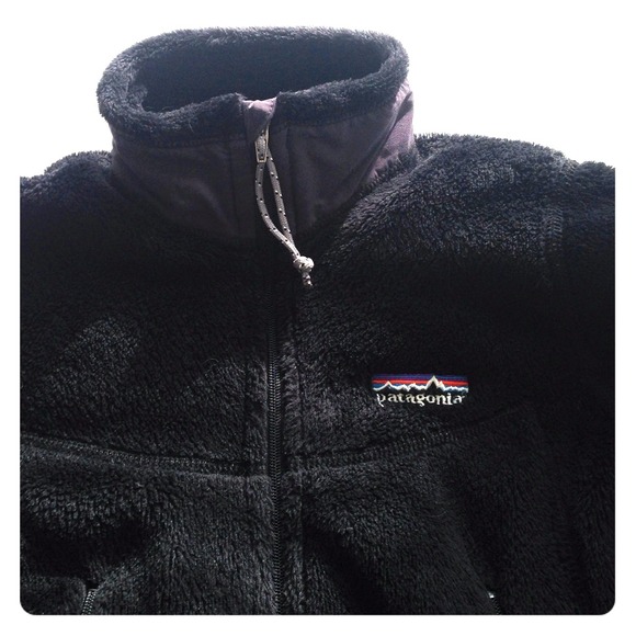 Patagonia XS black fleece jacket