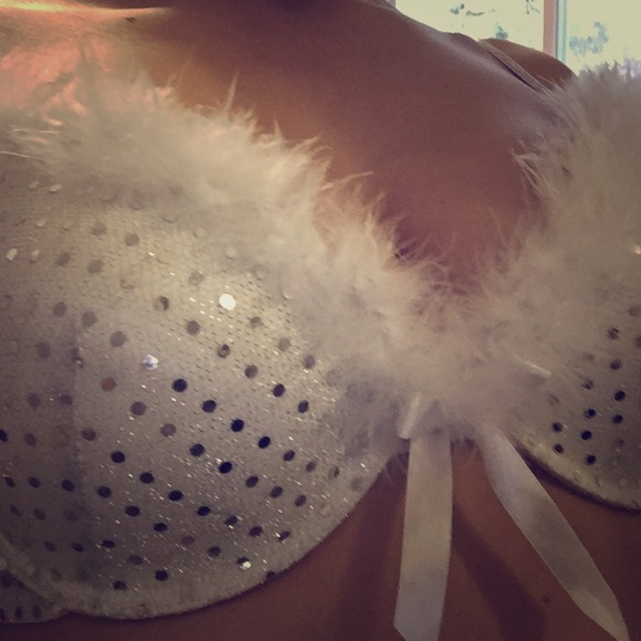 Fun, festive sparkly bra!