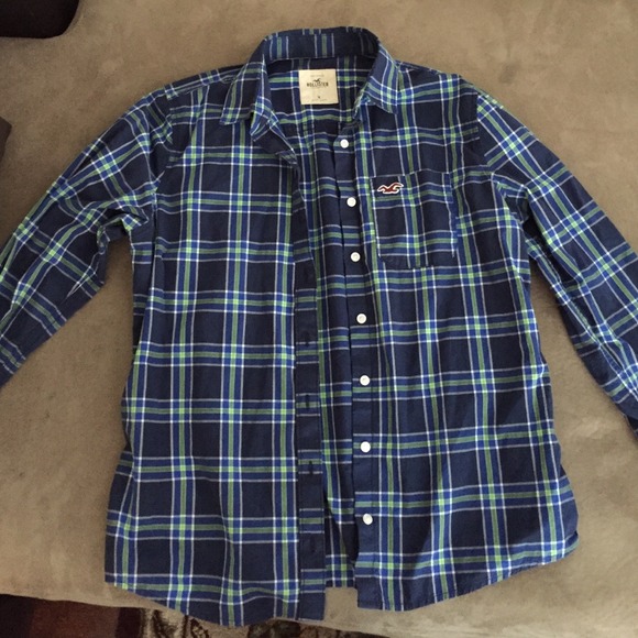 Hollister plaid shirt