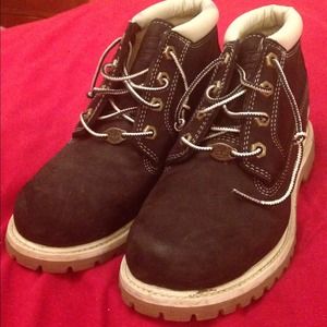 Black with white timberlands