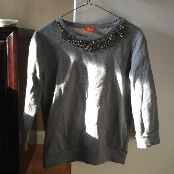 Joe fresh Grey fashion sweatshirt  XS
