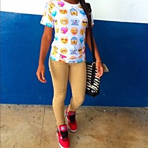 White Emoji T-Shirt