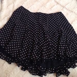 Bebe Polka Dot Skirt