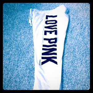 3/4 white sweat pants. NEW condition