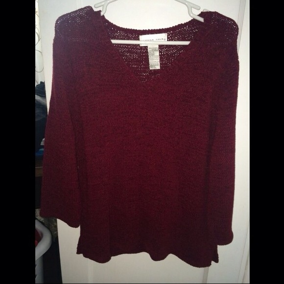 Black knit sweater