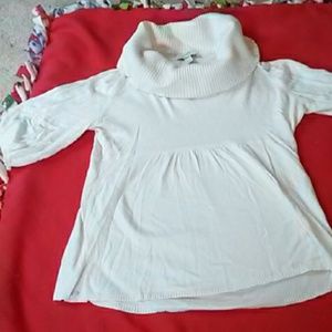 loft winter white sweater