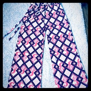 Fun pants with tie