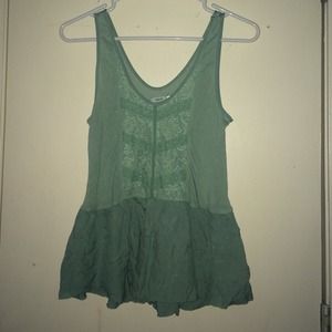 Seafoam green urban outfitters top