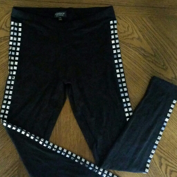 Topshop studded leggings - Picture 2 of 3