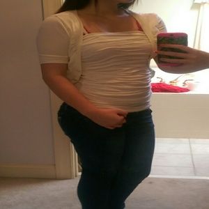 Bundle express shirt and rue 21 cardigan