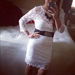 Beautiful lace white dress