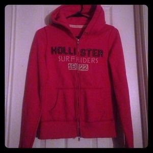 Hollister zip up hoodie