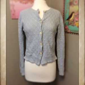 JIL SANDER 100% Cashmere Cardigan Sweater