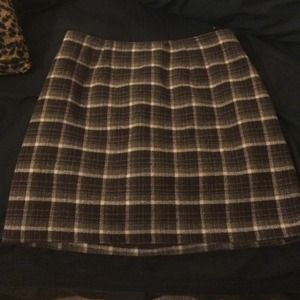 Plaid skirt