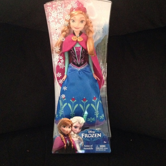 BNIB Frozen anna Barbie doll!
