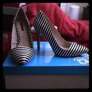 Forever 21 Striped Heel