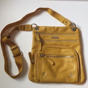 Dark Yellow Crossbody Bag