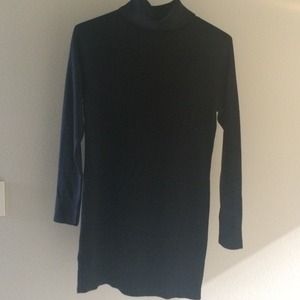 Long sleeve turtle neck dress