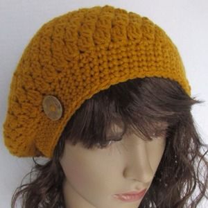 Handmade crochet beanie