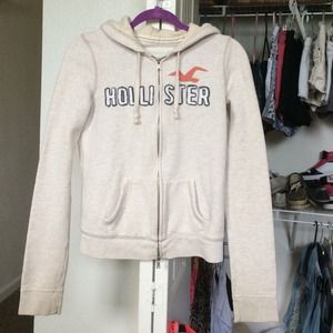Hollister zip up hoodie