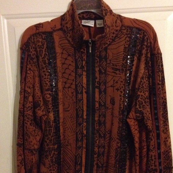 Jacket by Chico's Spa size 2 which is an XL