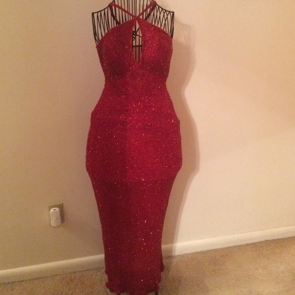 Gorgeous Beaded Red Dress! - Picture 1 of 4