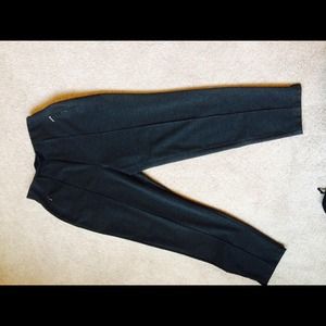 Dark grey high waisted slacks