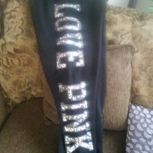 Bling Black &silver pants