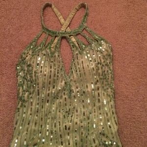 Gorgeous Sequin Green Dress!