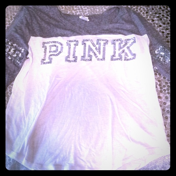 SALE Bling Victoria's Secret PINK long sleeve top