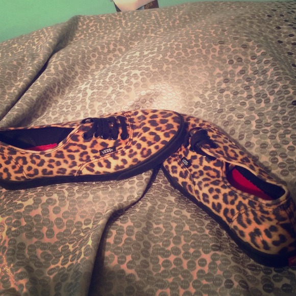 Cheetah print vans