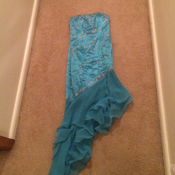 Formal Blue Dress! - Picture 2 of 4
