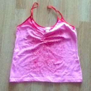 Pink and Red PJ Top