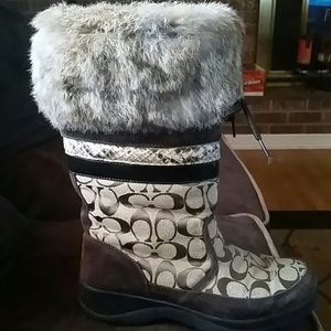 Authentic COACH Boots, Cozy and Comfy