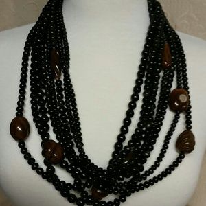 Signed Gerda Lynggard Monies vintage necklace