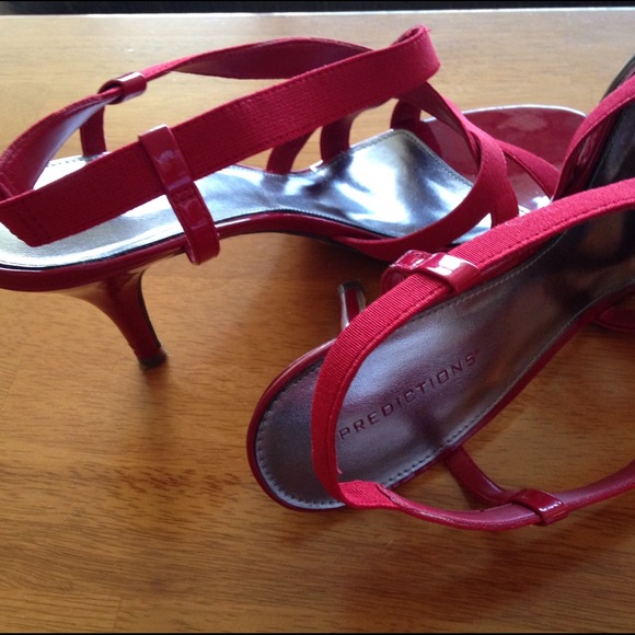 Strappy Red heels! - Picture 3 of 4
