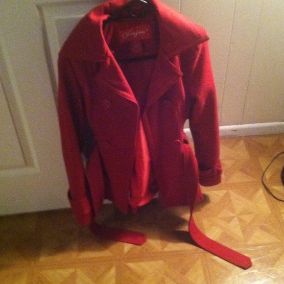 Red peacoat - Picture 2 of 3